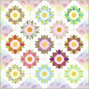 Chrysanthemum Quilt Pattern - Free Quilt Pattern